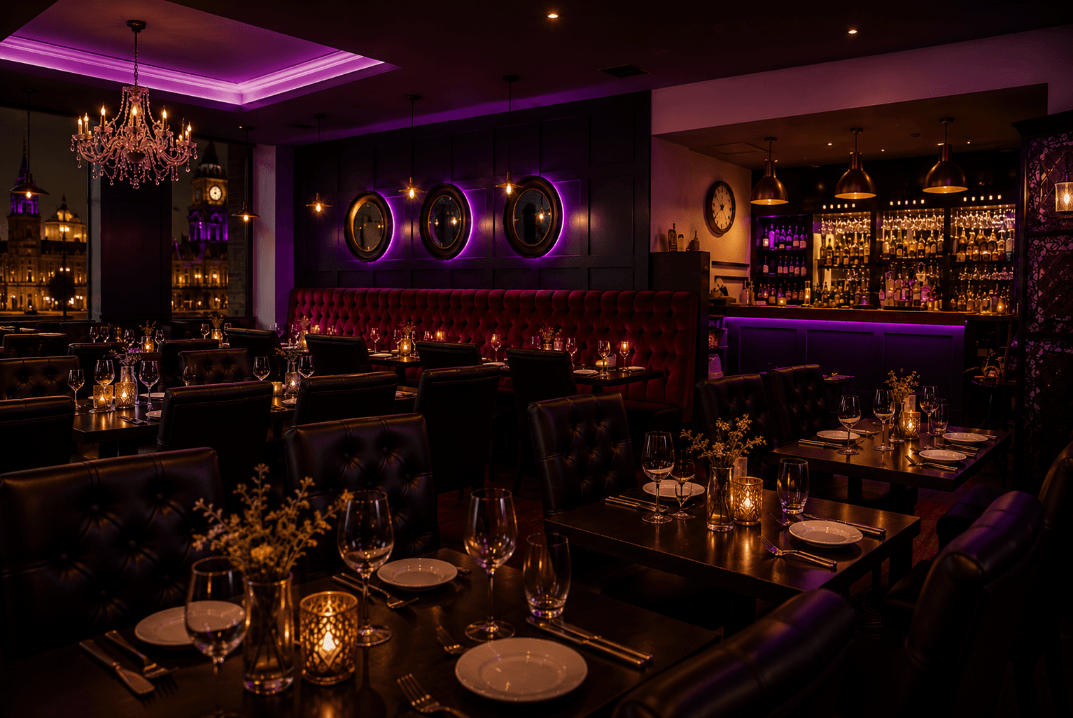 Chowk47 dining room prepared for an intimate gift experience