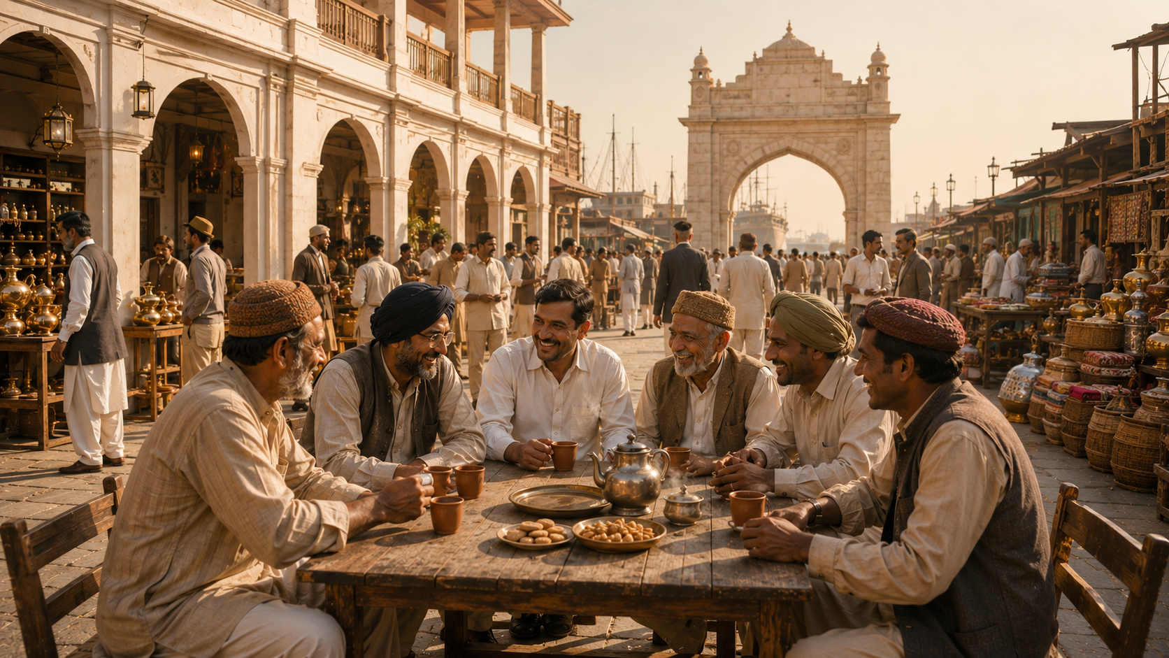 Tea and conversation carried through memory